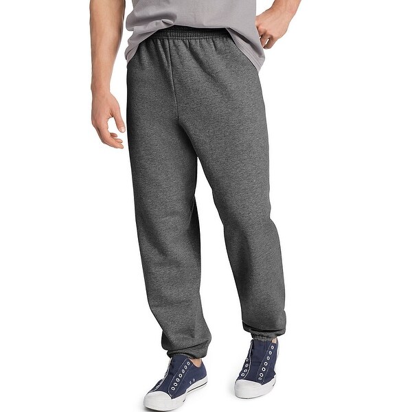 grey sweatpants hanes