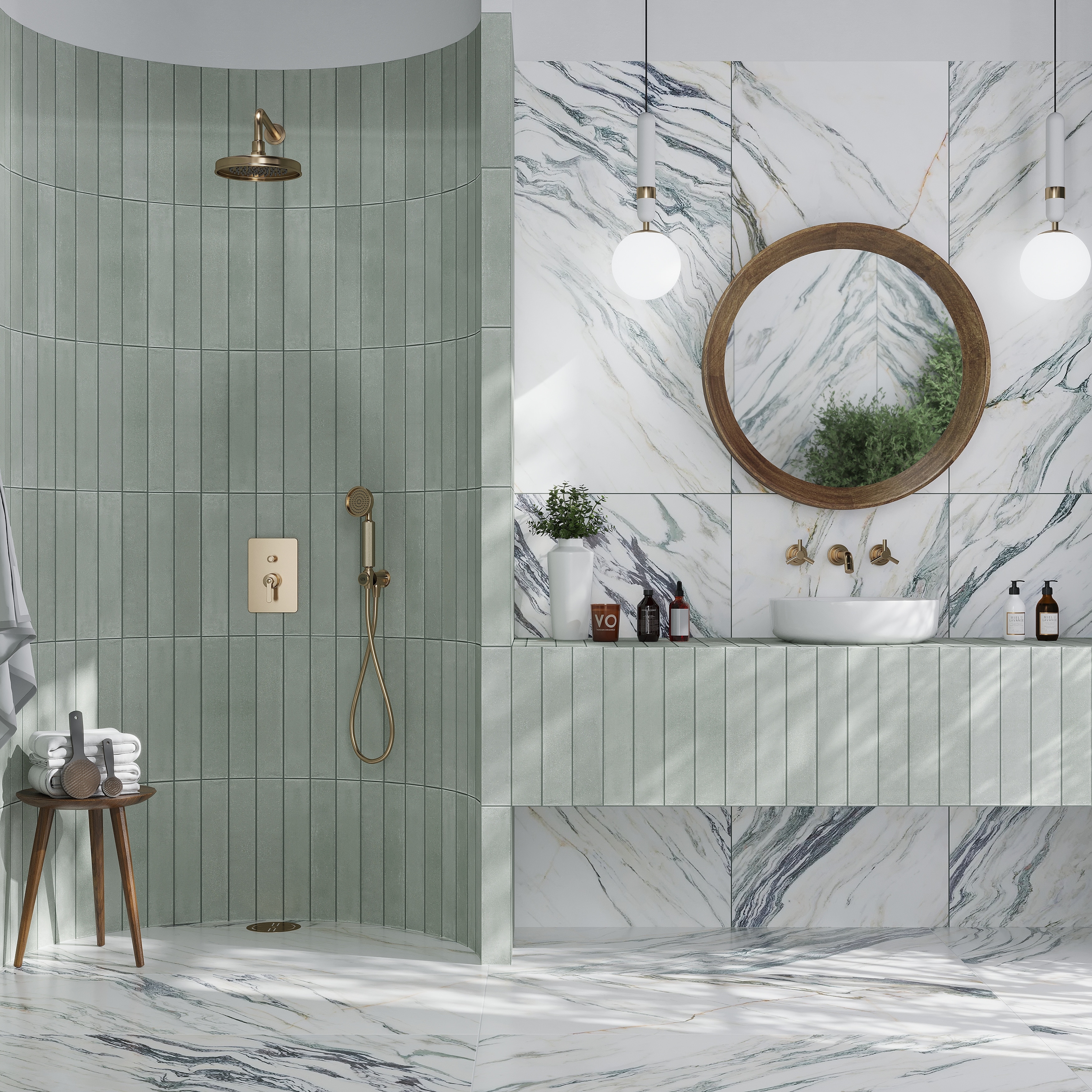 Cadence 3x16 Sage Green Porcelain Subway Wall and Floor Tile (14.21 sq ft/case) - 44 Pack