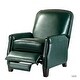 preview thumbnail 56 of 96, Gladis Modern Retro Genuine Leather Recliner with Nailhead Trim Set of 2 by HULALA HOME