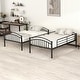 preview thumbnail 13 of 11, Twin Over Twin Metal Bunk Bed Ideal for Kids Rooms and Guest Spaces