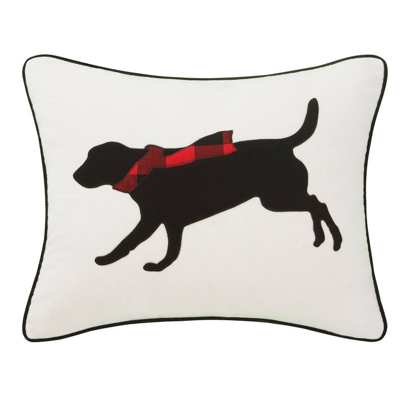 Eddie Bauer Winter Lab Breakfast Pillow - Winter Lab Red