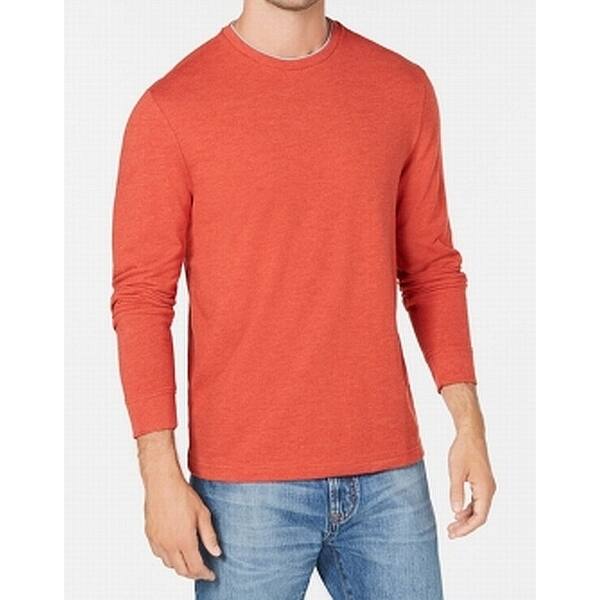 Club Room Mens Longsleeve Double Collar T Shirt