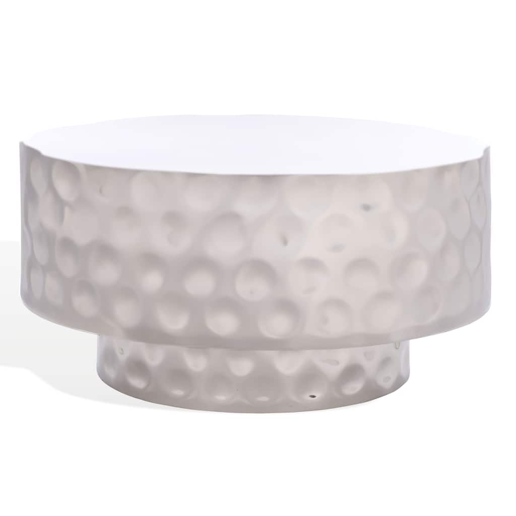 SAFAVIEH Couture Janalee Steel Coffee Table - 30"W x 30"D x 15"H