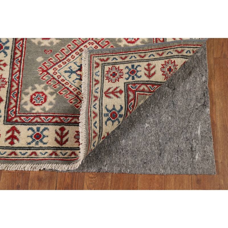 Geometric Kazak Runner Rug Handmade Traditional Wool Carpet - 2'8" x 16'4"