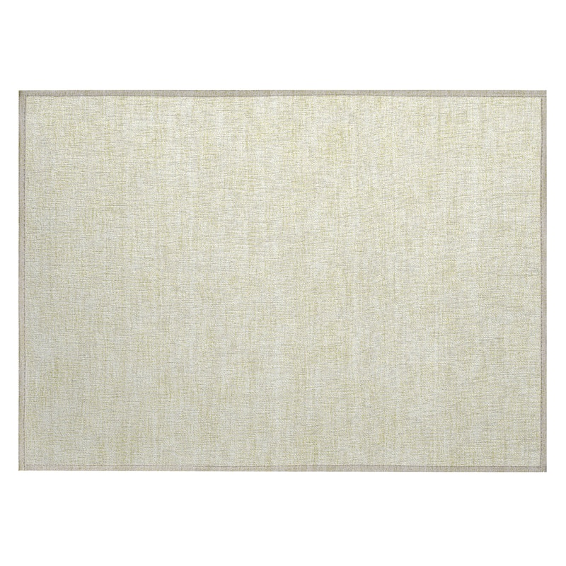 Machine Washable Indoor/ Outdoor Solid Causal Chantille Rug