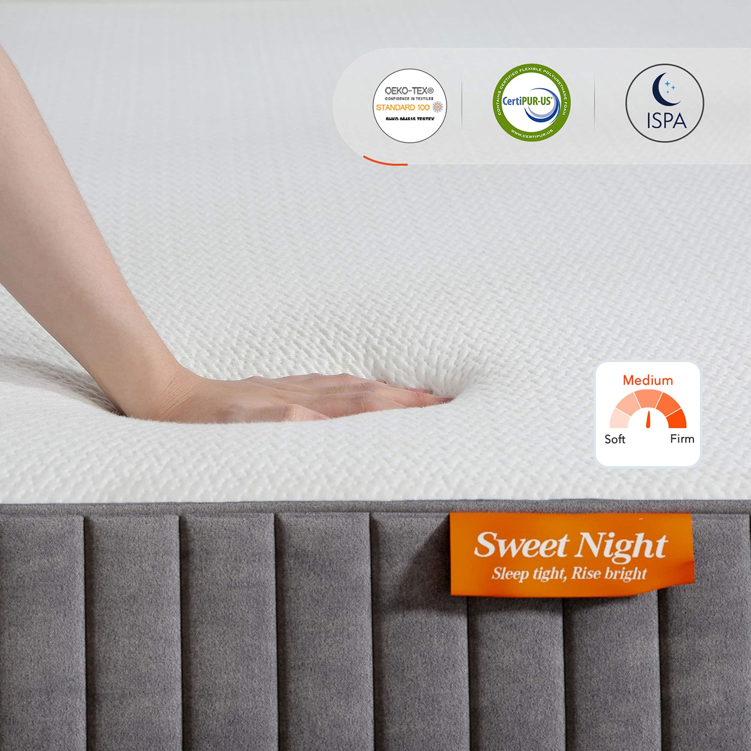 Sweetnight Sunkiss 10 inch Gel Memory Foam Mattress Flippable On Sale