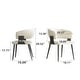preview thumbnail 9 of 19, Modern 2 Piece Chair Set Versatile and Elegant Chairs for Home and Office