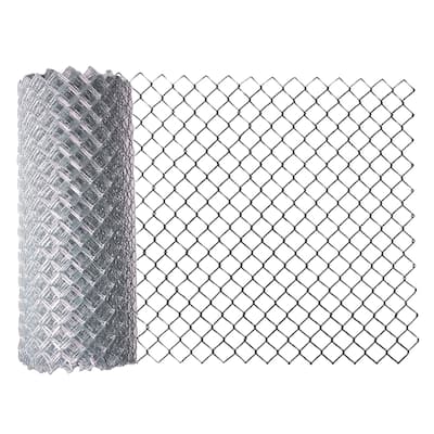ALEKO Galvanized Steel 5 X 50 Feet Chain Link Fence Fabric, 12.5-AW Gauge