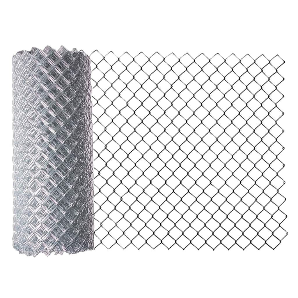 ALEKO Galvanized Steel 5 X 50 Feet Chain Link Fence Fabric, 12.5-AW Gauge