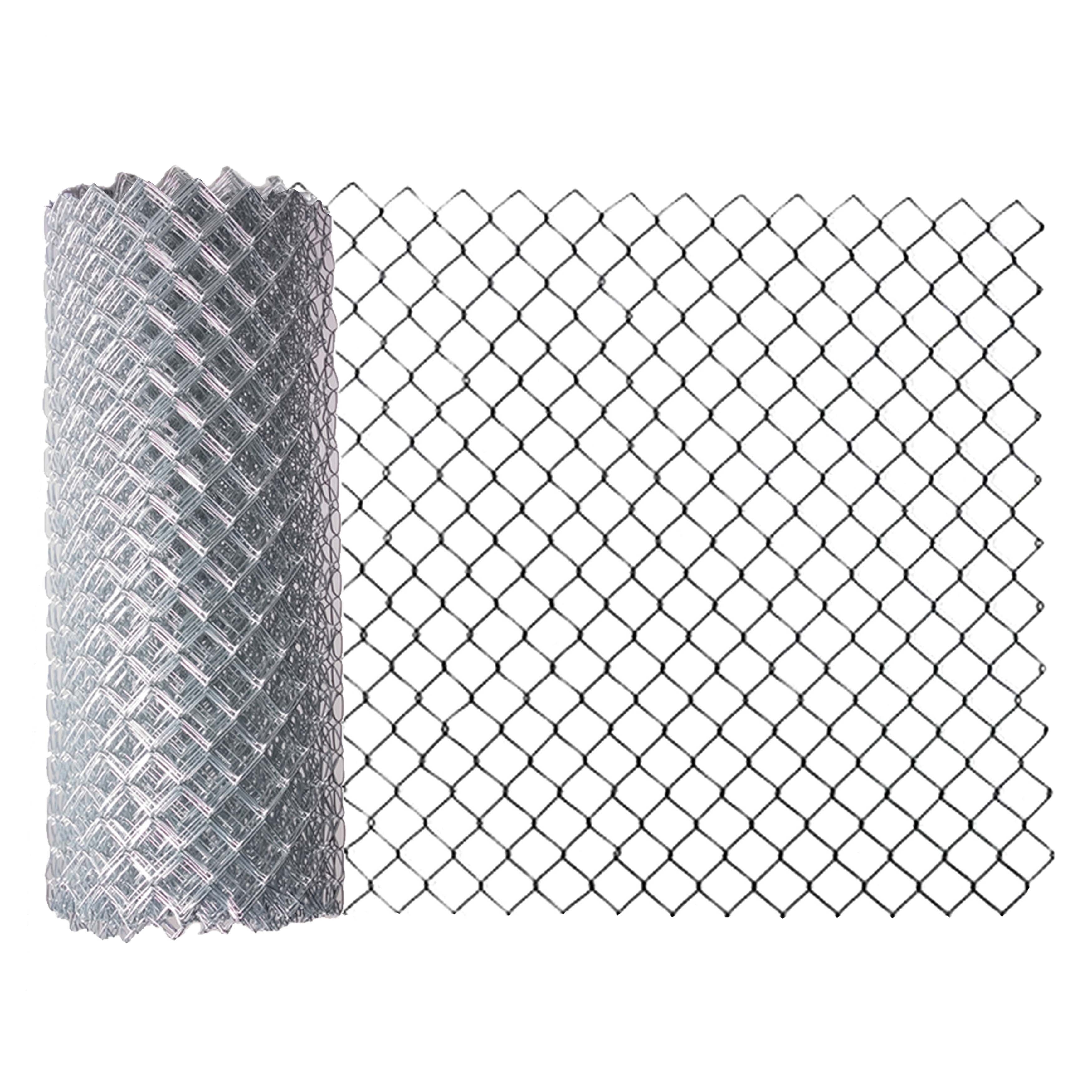 ALEKO Galvanized Steel Chain Link Fence 4X50 Feet Complete Kit - Overstock  - 25445042