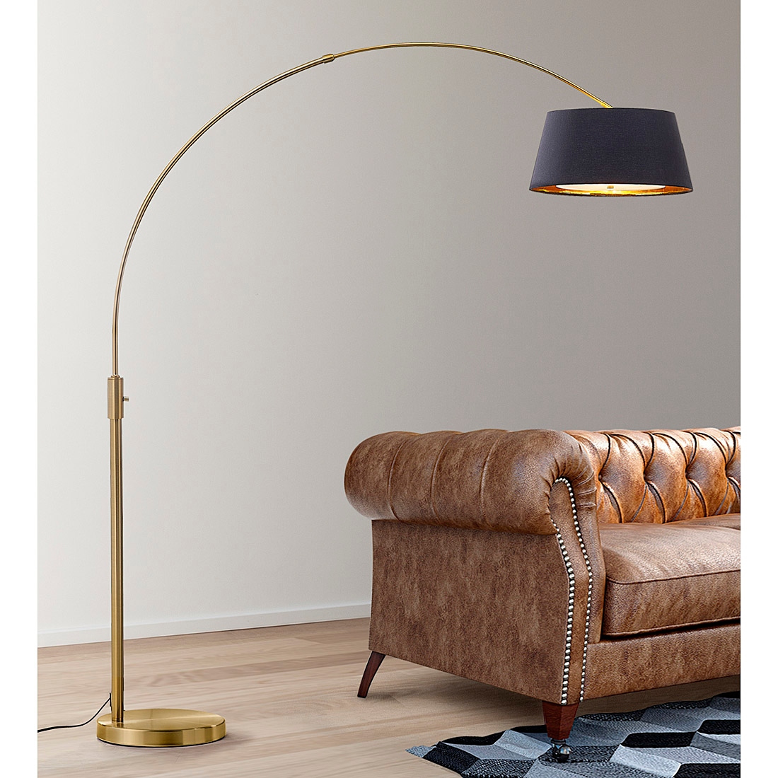 Dimmable arc deals floor lamp