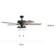 preview thumbnail 8 of 8, 52" Prominence Home Briarcrest Bronze Farmhouse LED Ceiling Fan with Light, Remote Control