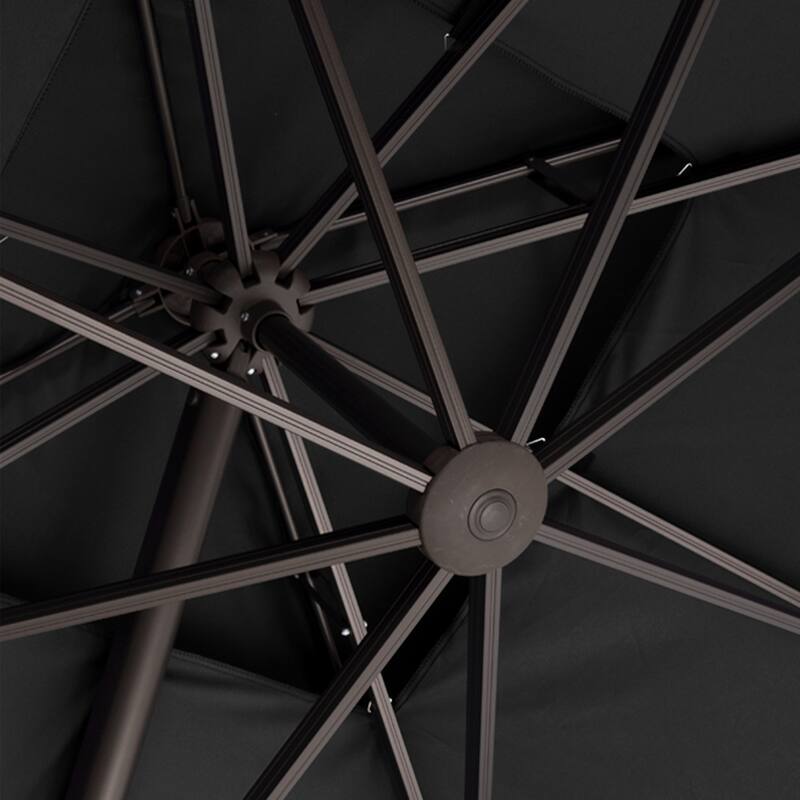 VredHom 9 FT x 12 FT Outdoor Patio Dual Top Cantilever Umbrella