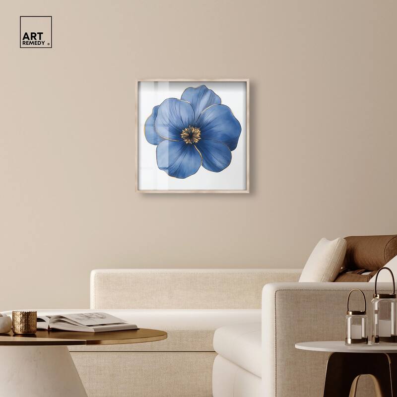 Blue Brilliance II Shadowbox by Art Remedy