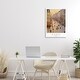 preview thumbnail 3 of 5, Stupell Vintage Orange Paris Streets Canvas Wall Art Design by Petal Prints Design
