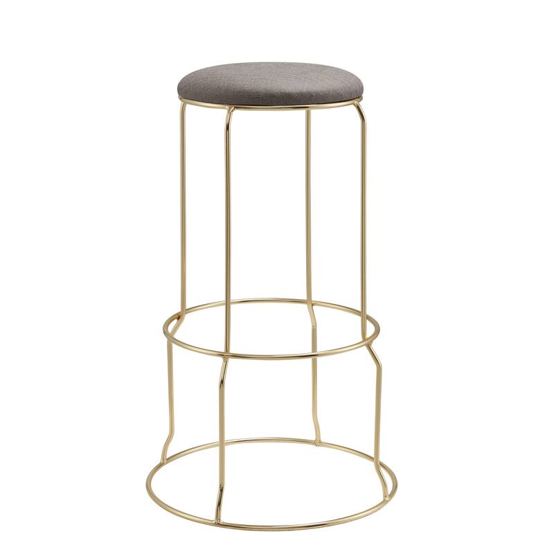 Carmilla Collection Vinyl Upholstered Stools (Set of 4)