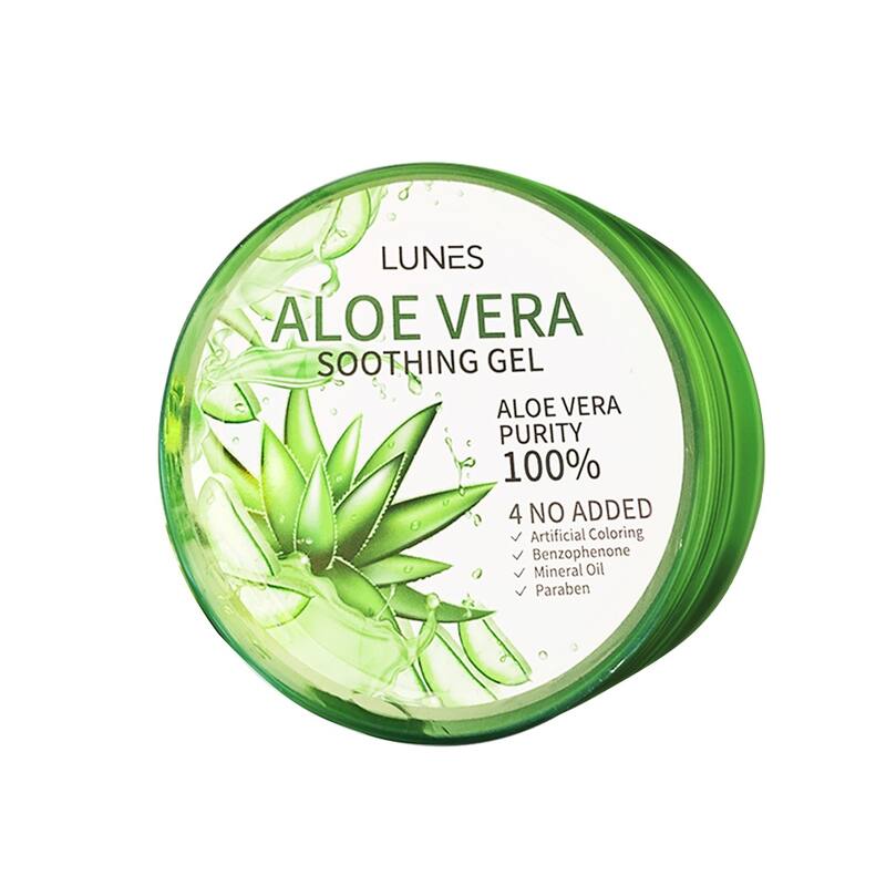 LUNES Soothing Aloe Vera Gel Face Body Moisturizer 10.58fl oz.