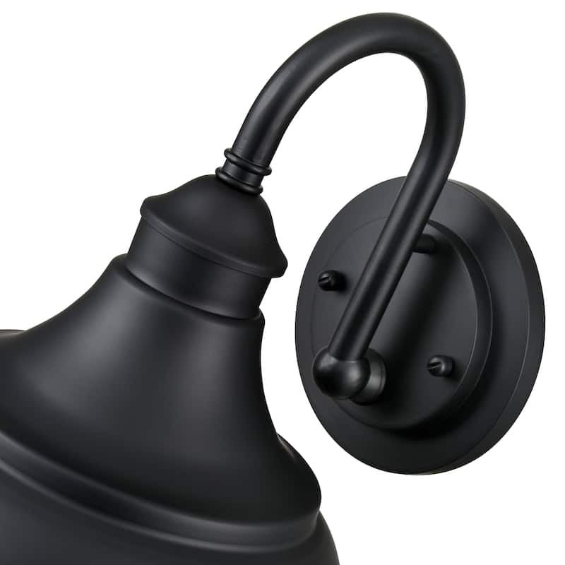 Alvii 1-Light Outdoor Wall Sconce Powder Coated Black - Powder Coated Black