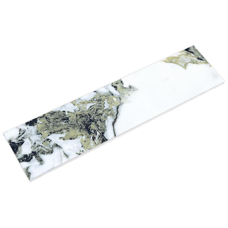 Merola Tile Touche Jade 2-7/8" x 11-3/4" Porcelain Floor and Wall Tile
