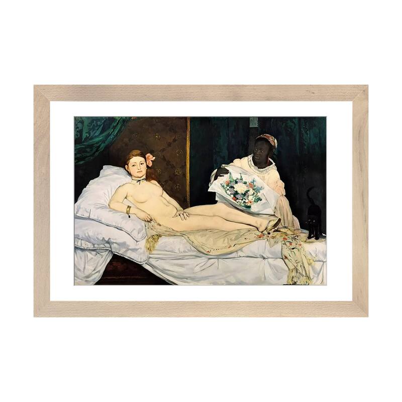 iCanvas "Olympia, 1863" by Edouard Manet - Natural - 16x24x1
