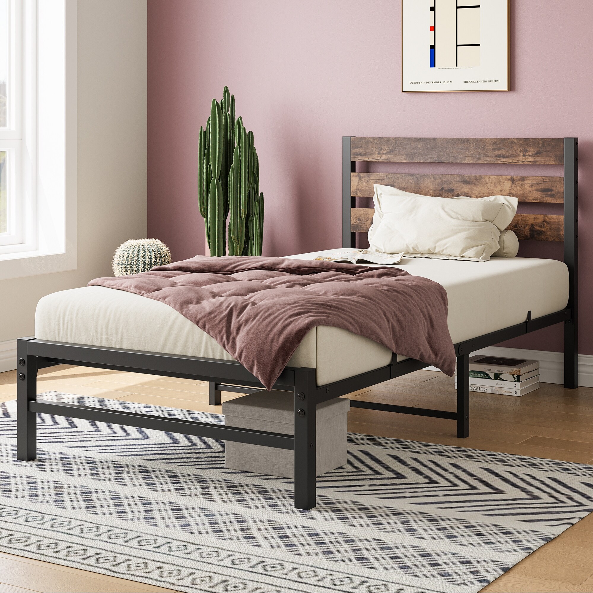 Rustic twin headboard discount