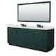 Option Green, Black Trim, White Quartz Top