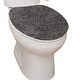 preview thumbnail 83 of 189, Home Weavers Waterford Collection Cotton Toilet Lid Rug | Elastic Fit | Fit Most Standard Toilet Lid | 18"x18"