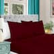 ﻿Superior Mabel 1000-Thread Count Egyptian Cotton Solid Sheet Set - King - Burgundy