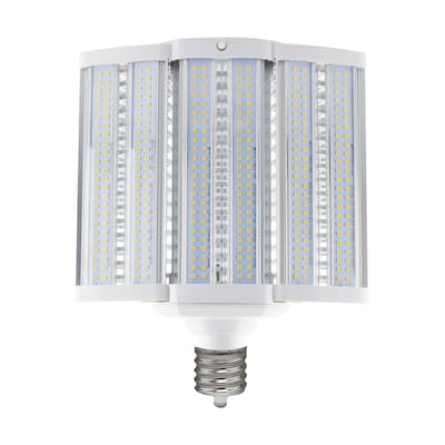 110 Watt LED Hi-Lumen Shoe Box Style Lamp For Commercial Fixture Applications 3000K Mogul Extended 100-277 Volts - White