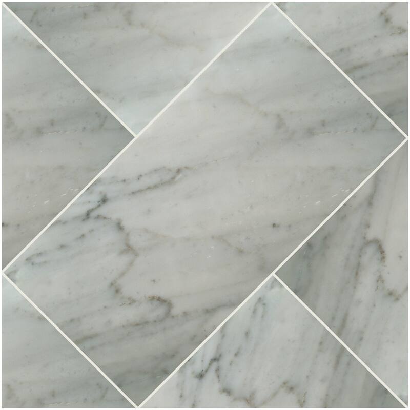 Ackland AKTMT12X24H-CA 12" x 24" Marble Solid Floor and Wall Tile -