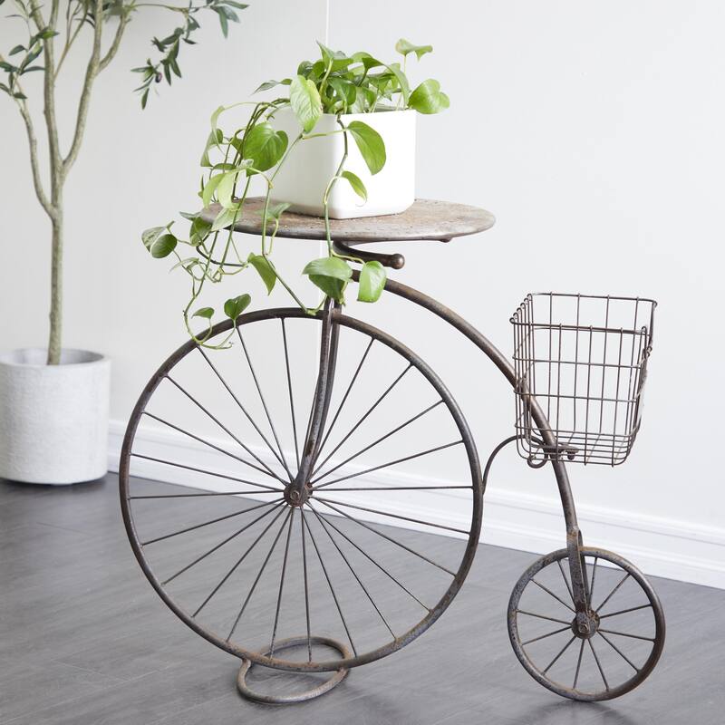 Metal Plantstand - Brown - Roche River Decor