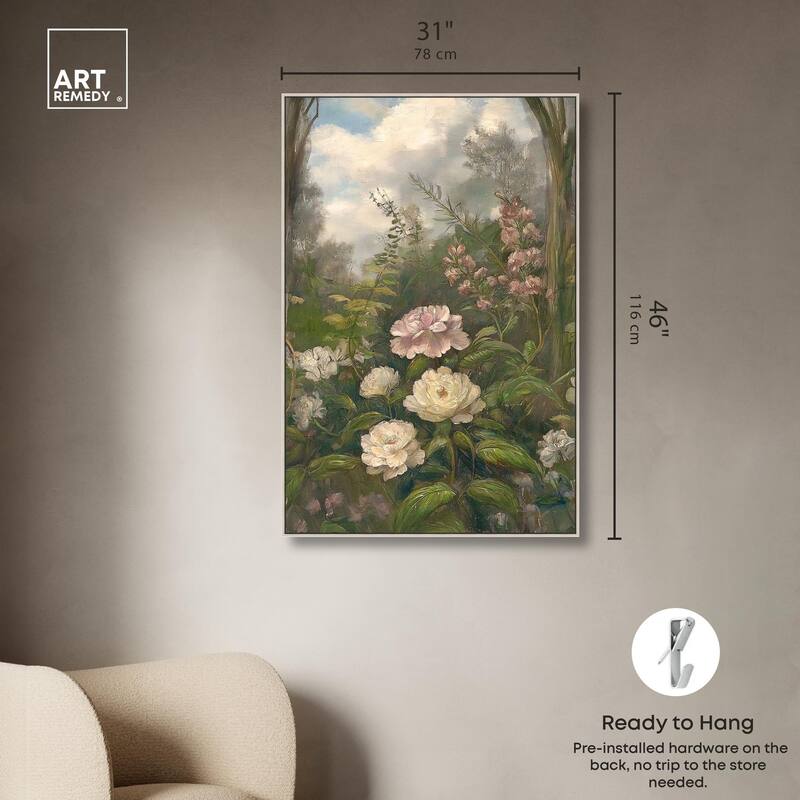 Woodland Bloom Canvas by Art Remedy