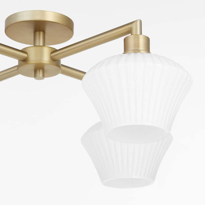 Quorum International 3221-26 Wallinger 4 Light 26" Wide Flush Mount