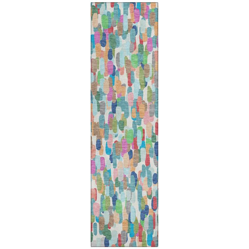 Machine Washable Indoor/ Outdoor Contemporary Drew Chantille Rug