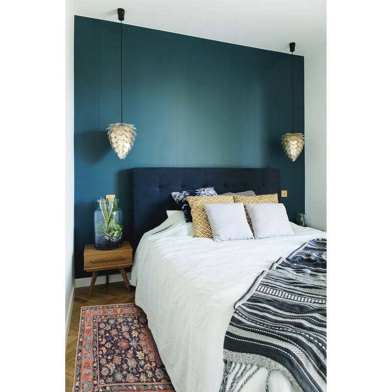 ECARPETGALLERY Hand-knotted Antalya Vintage Navy Wool Rug - 6'5 x 10'0