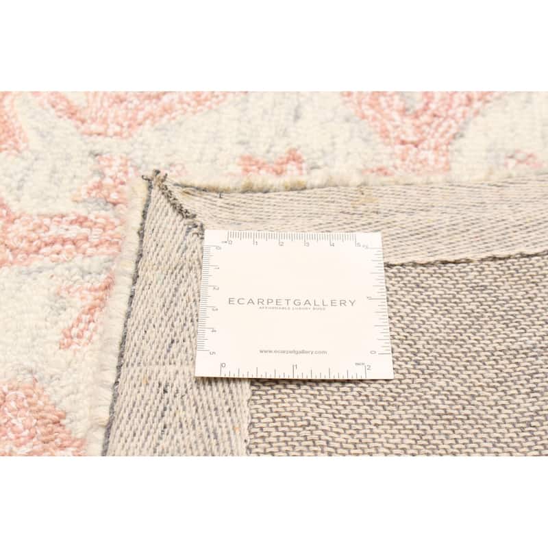 ECARPETGALLERY Hand Tufted Timeless Tan Wool Rug - 5'1 x 8'0
