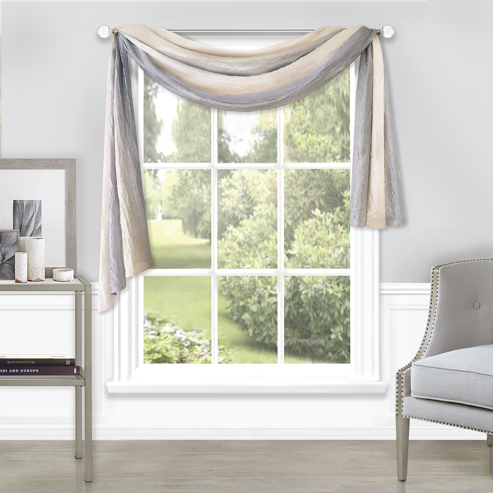 Grey sales window scarf