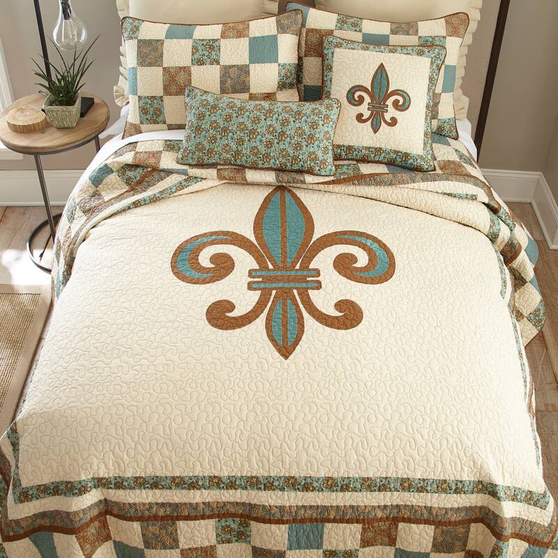 Donna Sharp Vintage Fleur Cotton Quilt - Twin