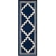 preview thumbnail 35 of 35, SAFAVIEH Handmade Chatham Nadine Modern Wool Rug 2'3" x 7' Runner - Navy/Ivory - Runner