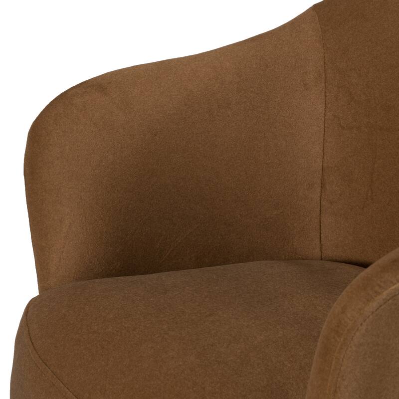Modrest Timothy Modern Brown Fabric Dining Chair