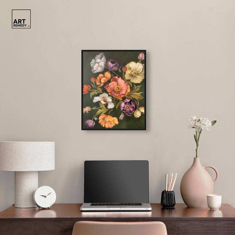 Twilight Tulips II Canvas by Art Remedy