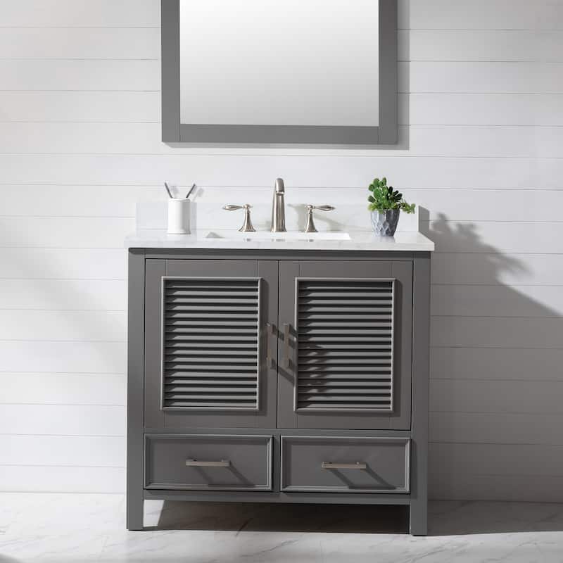 Estate 36" Single Vanity in Grey
