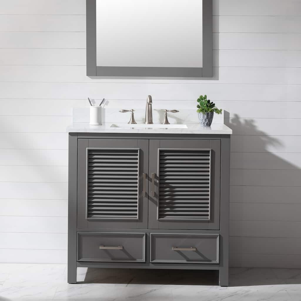 Estate 36" Single Vanity in Grey
