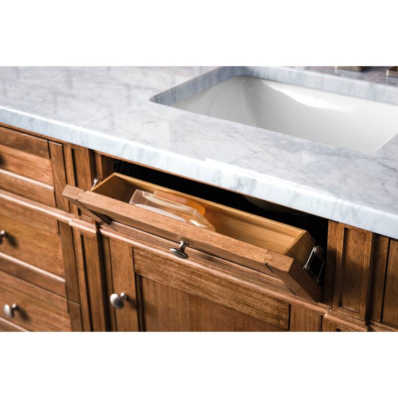 James Martin Vanities Brittany 60" Single Vanity, Saddle Brown