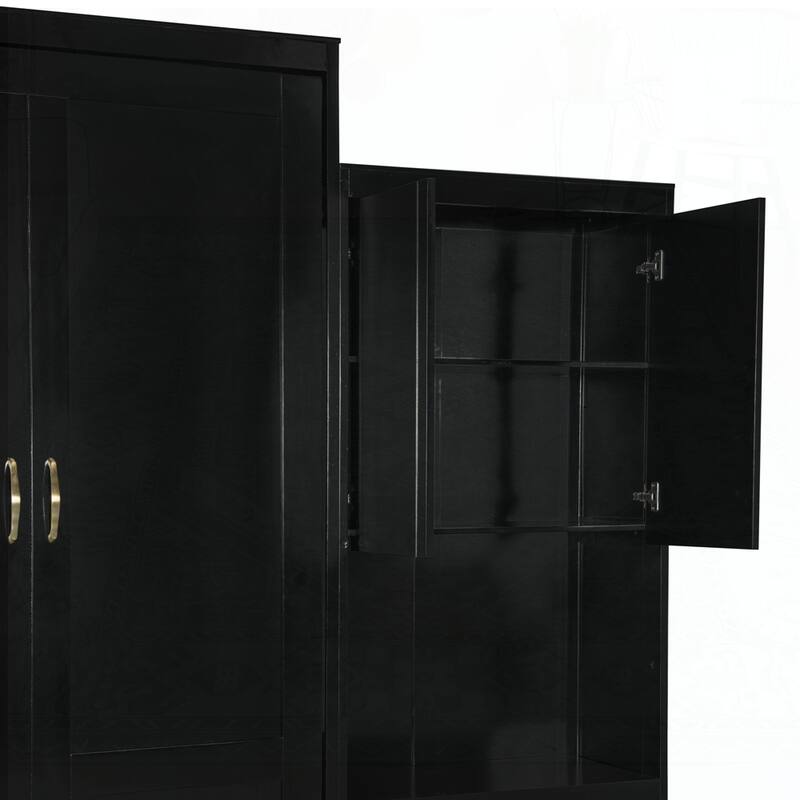 Murphy Bed with Vanity and Cabinets