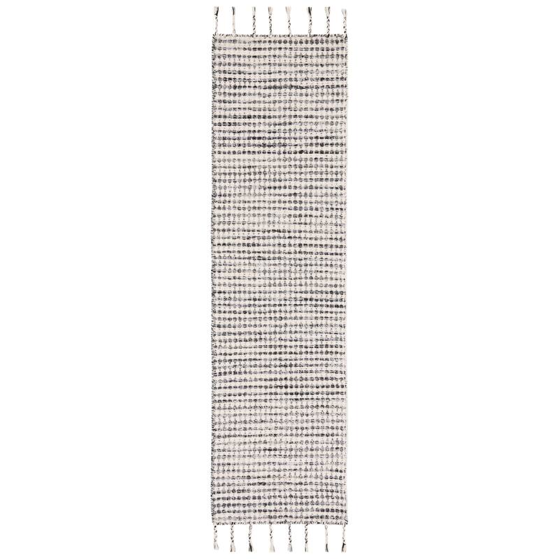 SAFAVIEH Handmade Casablanca Shag Ritsuko Wool Tassel Rug