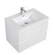 preview thumbnail 53 of 169, CASAINC Floating Bathroom Vanity with Resin Top Basin and Soft Closing Drawers