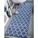 preview thumbnail 12 of 66, Contemporary Akiva Collection Area Rug 2'7"x10' - Light Blue