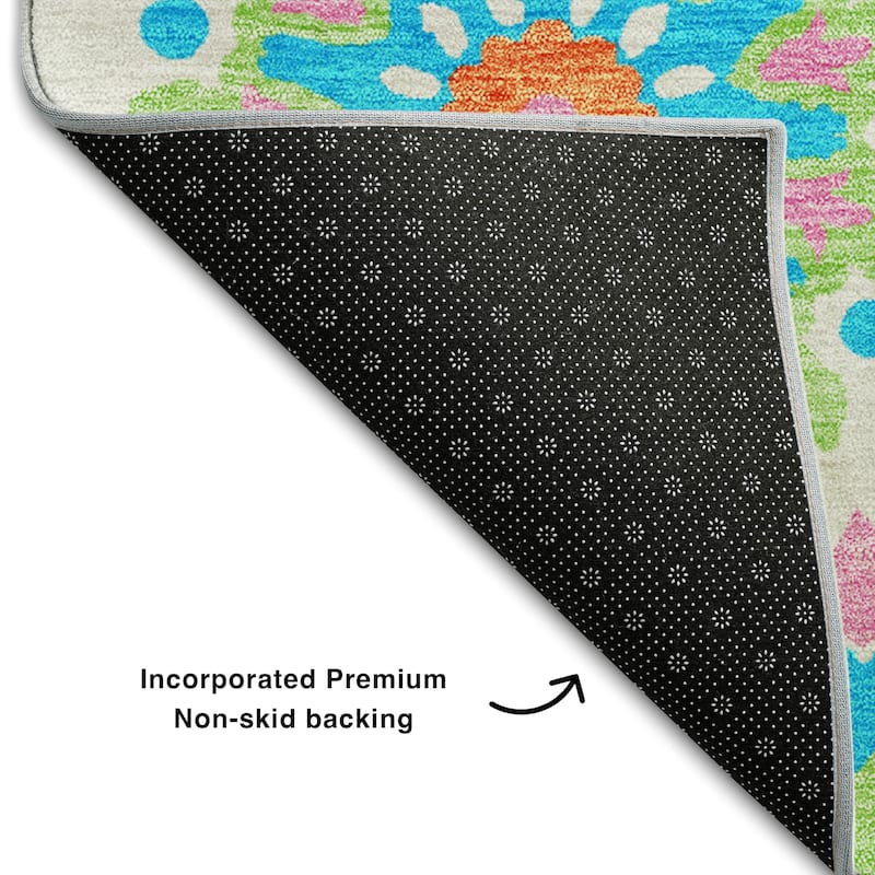 Premium Washable Super Soft Boho Suzani Mayfield Rug