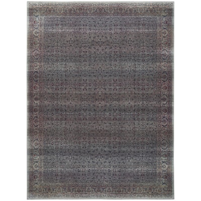 Noho Power Loomed Distressed Non Skid Area Rug By HomeRoots - 8' x 10'